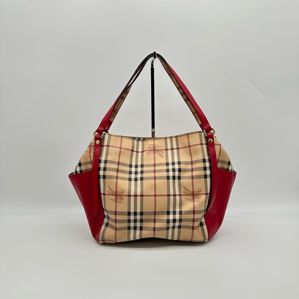 Burberry Signature Logo Shoulder Bag Totes